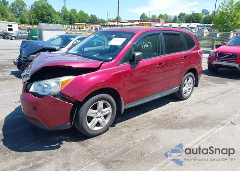 2014 Subaru Forester 2.5I из США, поврежденный, VIN JF2SJAAC6EH461167